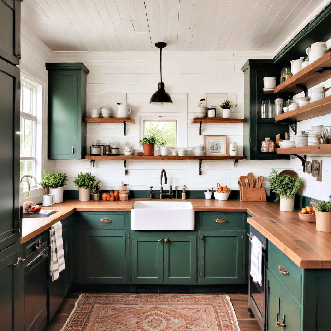 Dark Green Kitchen Ideas: Transform Your Space with Elegant Greens - Image 2