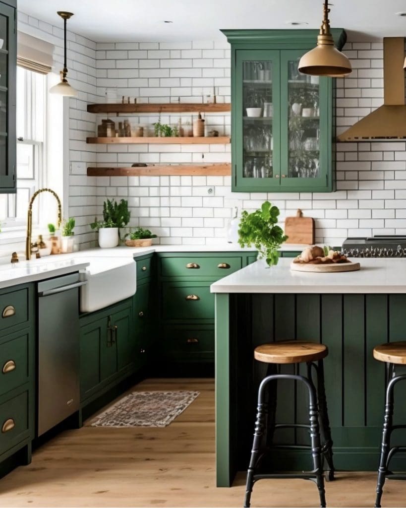 Dark Green Kitchen Ideas: Transform Your Space with Elegant Greens - Image 4